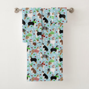 kerstkeukenset in Shepherd Bath Bad Handdoek