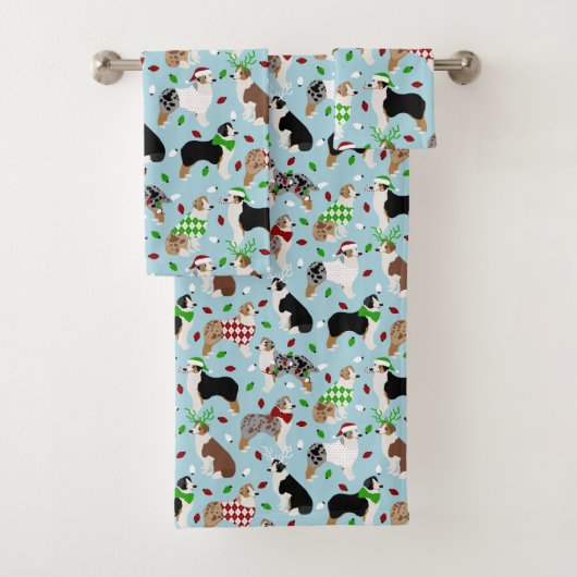 kerstkeukenset in Shepherd Bath Bad Handdoek (Insitu)