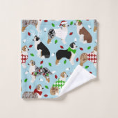 kerstkeukenset in Shepherd Bath Bad Handdoek (Wasdoekje)