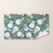 kerstkeukenset Snowman Bath Bad Handdoek (Handdoek)
