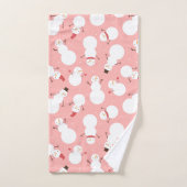 kerstkeukenset Snowman Bath Bad Handdoek (Handdoek)