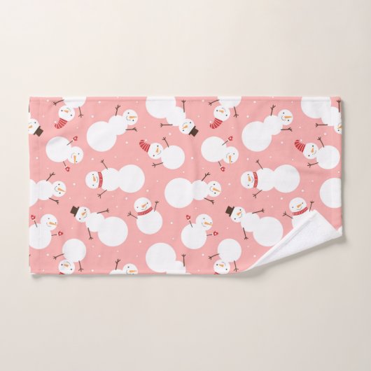 kerstkeukenset Snowman Bath Bad Handdoek (Handdoek)