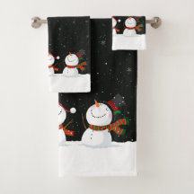 kerstkeukenset Snowman Bath