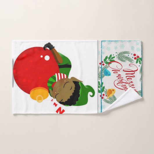 kerstkeukensets, Afrikaanse Elf Bad Handdoek (Handdoek)