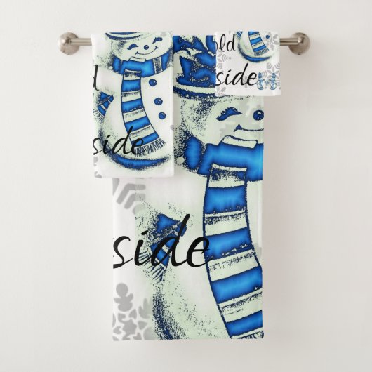 kerstkeukensets, Baby dat is koud buiten Bad Handdoek (Insitu)