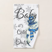 kerstkeukensets, Baby dat is koud buiten Bad Handdoek (Handdoek)