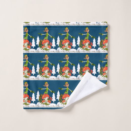 kerstkeukensets, Elf Bad Handdoek (Wasdoekje)