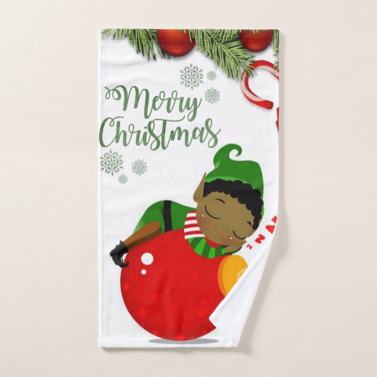 kerstkeukensets, Elf Bad Handdoek (Handdoek)