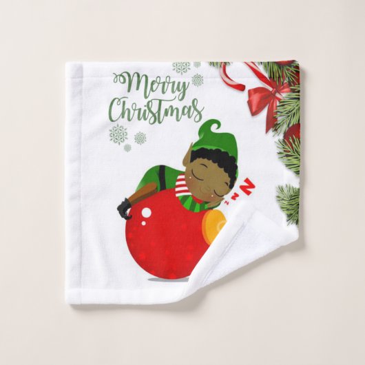 kerstkeukensets, Elf Bad Handdoek (Wasdoekje)