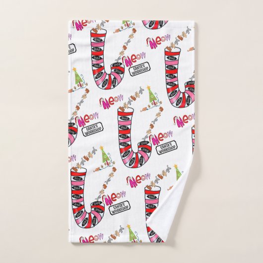 kerstkeukensets, katten, kippen, Snowman Bad Handdoek (Handdoek)