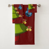 kerstkeukensets, kerstboom bad handdoek (Insitu)