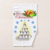 kerstkeukensets, pinguïn bad handdoek (Handdoek)
