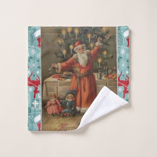 kerstkeukensets, Santa  Bad Handdoek (Wasdoekje)