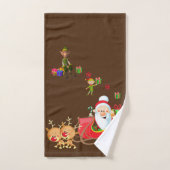 kerstkeukensets, Santa Elf Bad Handdoek (Handdoek)