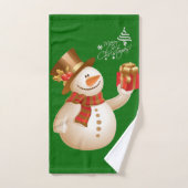 kerstkeukensets, Snowman Bad Handdoek (Handdoek)