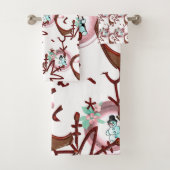 kerstkeukensets, Snowman Bad Handdoek (Insitu)