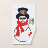 kerstkeukensets, Snowman Iphone Bad Handdoek (Handdoek)
