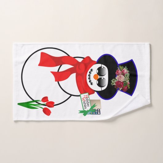 kerstkeukensets, Snowman Iphone Bad Handdoek (Handdoek)