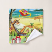 kerstkeukensets, zomerbakken kerstbal kerstbal bad handdoek (Wasdoekje)