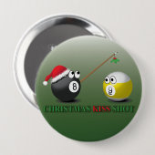 kerstkeukjes ronde button 4,0 cm (Voorkant /achterkant)