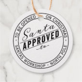  kerstkeurmerk voor kerstmis bedankjes labels (Achterkant)