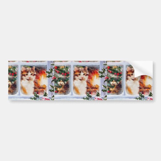 Kerstkeuten Bumpersticker (Voorkant)