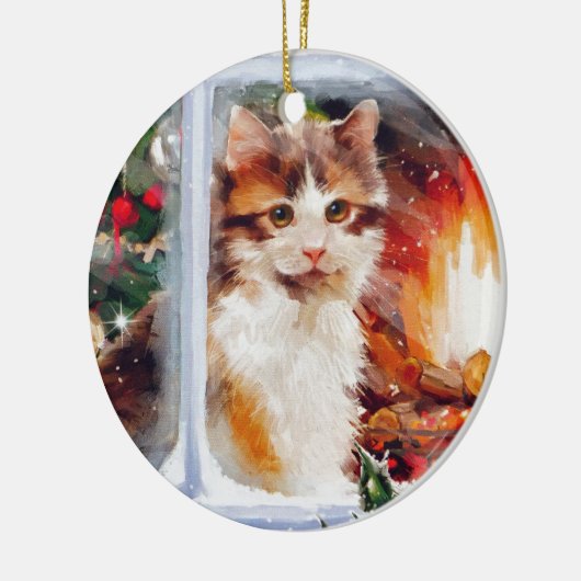 Kerstkeuten Keramisch Ornament (Links)