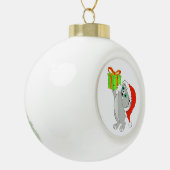 Kerstkeuten Keramische Bal Ornament (Links)