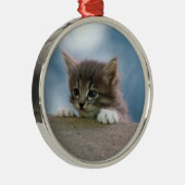 Kerstkeuten Metalen Ornament (Rechts)