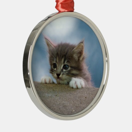 Kerstkeuten Metalen Ornament (Rechts)