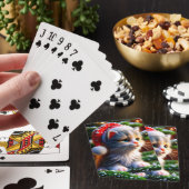 Kerstkeuten Pokerkaarten (Insitu)