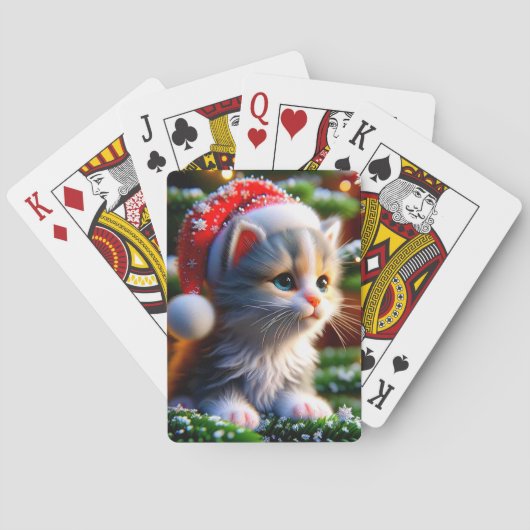 Kerstkeuten Pokerkaarten (Achterkant)