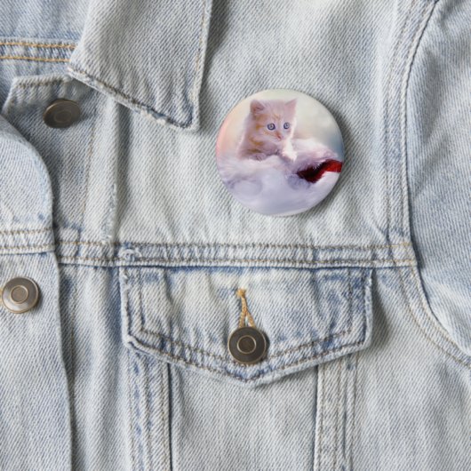 Kerstkeuten Ronde Button 5,7 Cm (In situ)