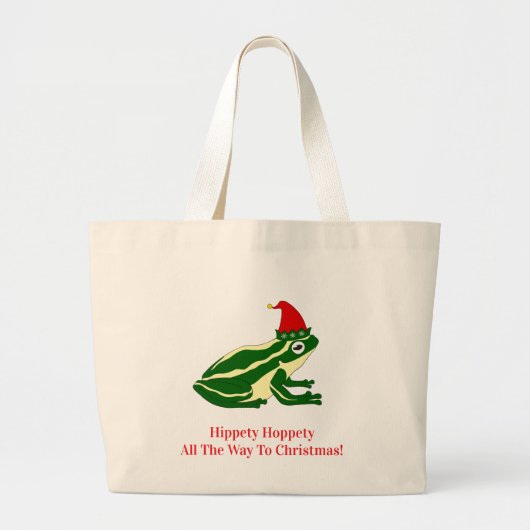 Kerstkikker Boodschappentas Grote Tote Bag (Voorkant)