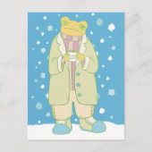 kerstkikker briefkaart (Voorkant)