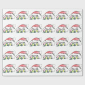 kerstkikker Duo - Sumi-e Cadeaupapier (Vlak)