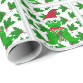 kerstkikker en parelpapier cadeaupapier (Rol Hoek)