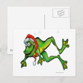 kerstkikker feestdagenkaart (Voorkant / Achterkant)