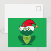 Kerstkikker in het Pet van Santa Claus Briefkaart (Voorkant / Achterkant)