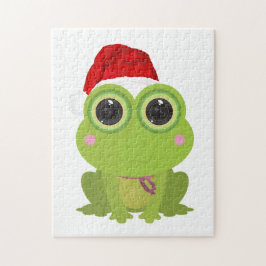 kerstkikker legpuzzel