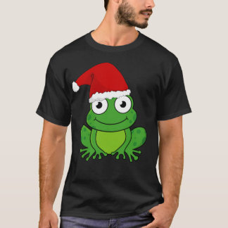 Kerstkikker met kersthat t-shirt