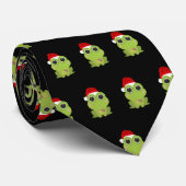 kerstkikker stropdas (Opgerold)
