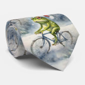 kerstkikker stropdas (Opgerold)