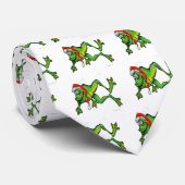 kerstkikker stropdas (Opgerold)