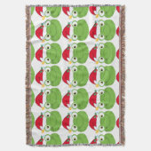 kerstkikkermand deken (Voorkant Verticaal)