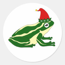 Kerstkikkerstickers