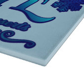 kerstkikkervis van Snowflake Snijplank (Hoek)