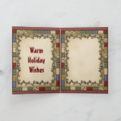 kerstkikkerviskaartje feestdagen kaart (Binnen)