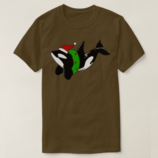 kerstkiller Whale T-shirt (Design voorkant)