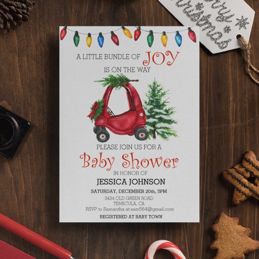 Kerstkind Baby shower bundel Joy Kaart